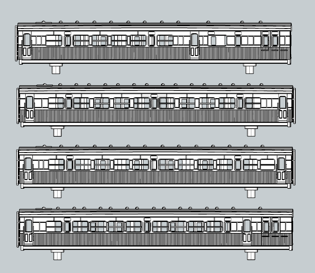 (image for) SECR Continental 4 Coach Bundle